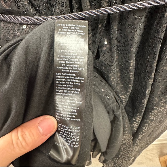 City Chic Luxe Starry Nights sequin maxi dress NWT - Picture 3 of 13